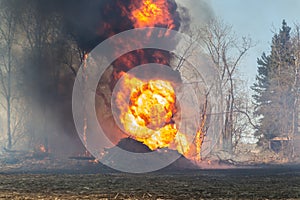 Towering inferno of a fire