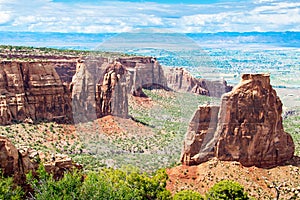 Towering Monoliths in Colorado National Monument