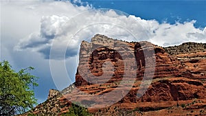 Towering Sedona, Arizona cliff