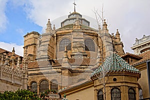 Towers of San Juan de Dios church, Granada photo