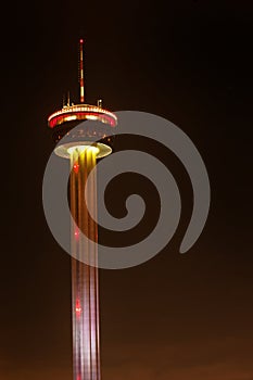 Towers of Americas at night