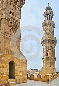 The towers of Bab Zuwayla Gate, Cairo, Egypt