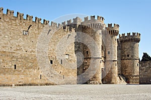 Towers and battlements of the Order of the Knights Castle photo