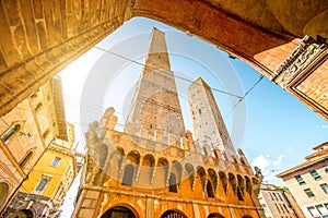 Towers in Bologna city