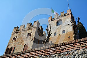 Towers of Castello in Conegliano, Veneto, Italy