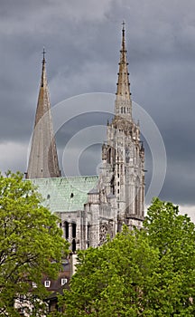 Towers of Chartres photo