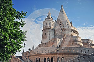 Towers of Fisherman's bastion, Budapest