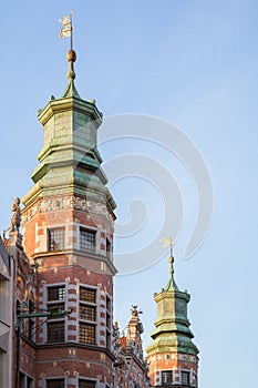 Towers of Great Armoury in Gdansk photo