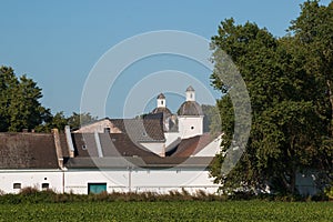 Towers of Lauersforst Castle near Moers