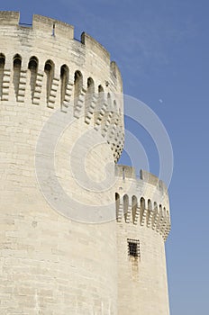 Towers of medieval castle