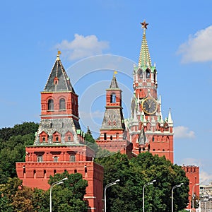 Towers Moscow Kremlin