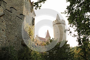 Towers and palace of Kokorin castle