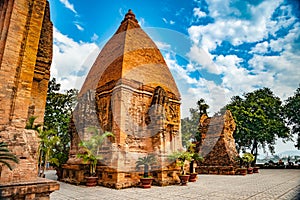 The towers of Po Nagar near Nha Trang in Vietnam