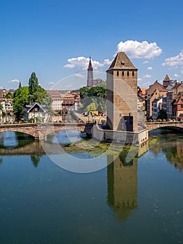 Towers of Ponts Couverts in Strasbourg