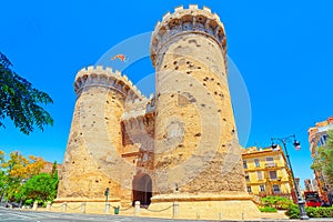 Towers of Quart Torres de Quart is one of the twelve gates ,of