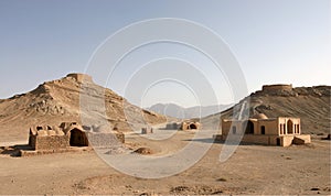 Towers of Silence in Yazd, Iran photo