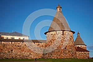 Towers of Solovetsky Monastery