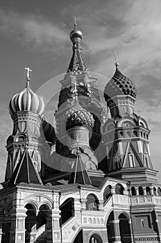 Towers of St. Basil`s Cathedral - Red Square Moscow Landmarks