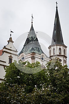 Radniční věže a bazilika svatého Jakuba, Levoča, Slovensko