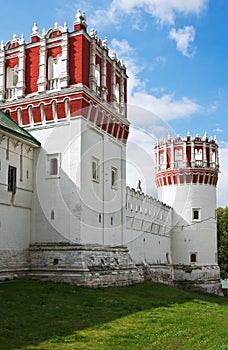Towers and walls of Novodevichy Convent, Moscow