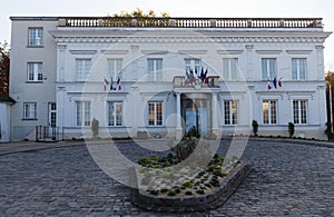 The towh hall of Saint Remy les Chevreuse, Parisian region, France