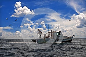 Towing Boat - Fishing boat