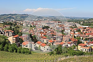 Town of Alba in Piedmont, northern Italy.