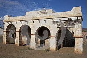 Town of the American Western in Fort Bravo Almeria Andalusia