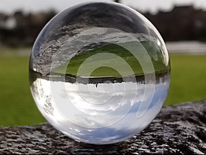 town annon in a crystal ball photo