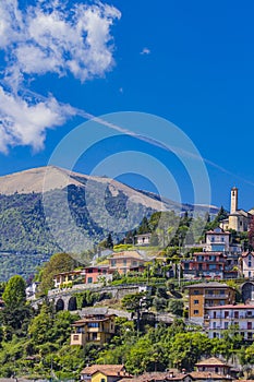 Town Argegno on Lake Como, Italy