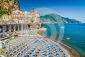 Town of Atrani, Amalfi Coast, Campania, Italy photo