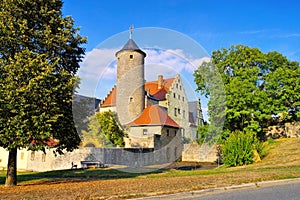 The town Aub in Germany, castle