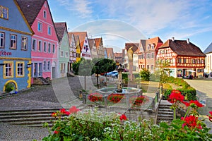 The town Aub in Germany