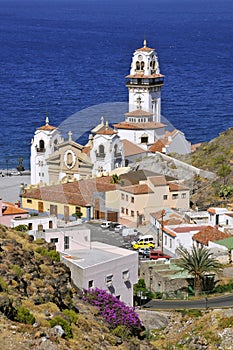 Town and basilica of Candelaria at Tenerife photo