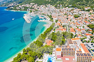 Town of Baska Voda, Makarska riviera, Dalmatia, Croatia