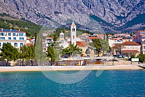 Town of Baska Voda waterfront view