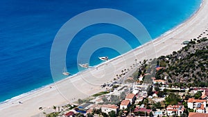 Town, beach and sea, Oludeniz, Turkey. photo