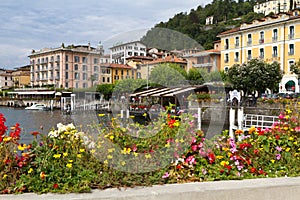 The town of Belaggio at lake Como, Italy
