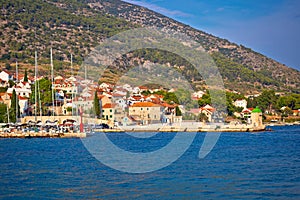 Town of Bol coast and architecture view