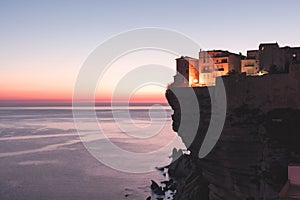 Town of Bonifacio, Corsica Island, France