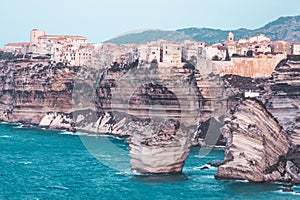 Town of Bonifacio, Corsica Island, France