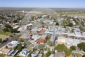 The town of Bourke on the Darling