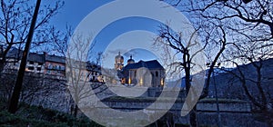 town of Briancon in france, ski resort and unesco heritage site