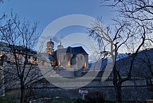 town of Briancon in france, ski resort and unesco heritage site