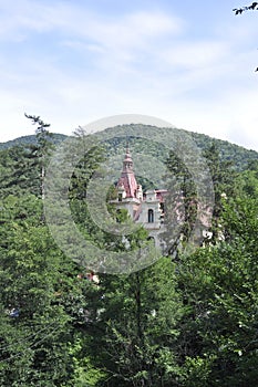 Town Buildings Architecture from Baile Herculane Resort in Romania