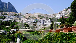 Town of Capri, in the island of Capri, Italy