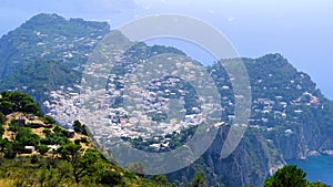 Town of Capri, in the island of Capri, Italy