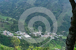 Town of Carmen de la Venta, Liborina, Antioquia. Colombia photo
