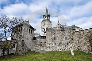 Town castle in Kremnica, Slovakia, travel destination