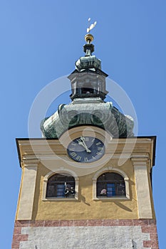 Mestský hrad v lete. Banská Bystrica. Slovensko